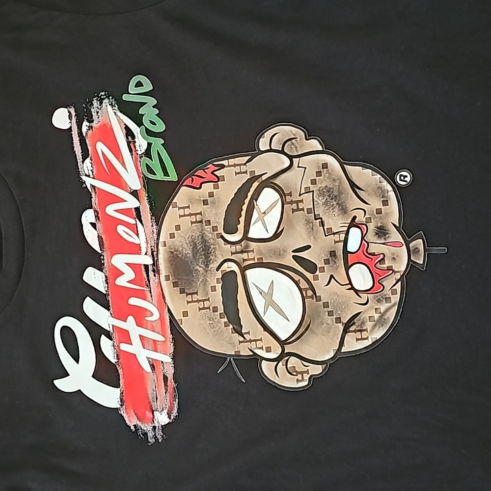 Humonz Graphic Tee Zombie Streetwear 100% Cotton Medium T-shirt Short Sleeve - Picture 2 of 5